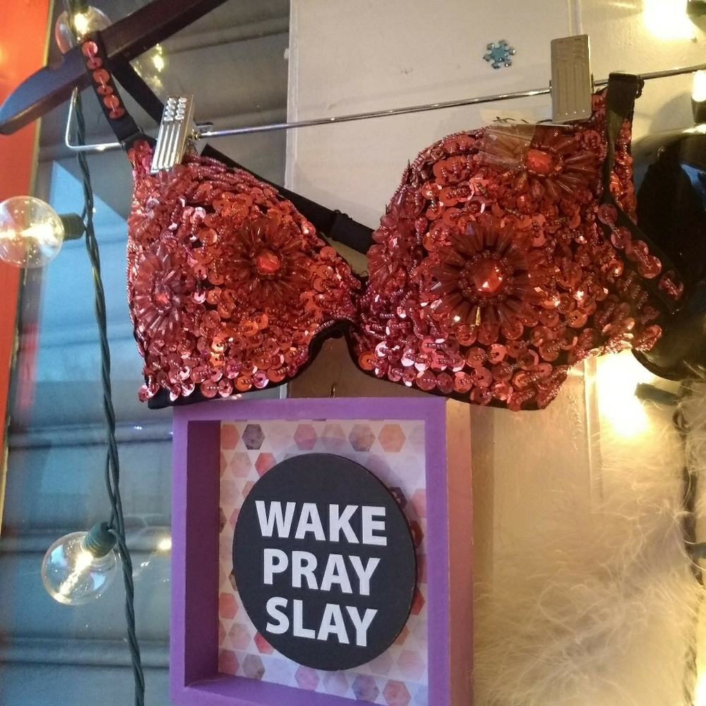 Bikini top glitter "New" underwire cup
